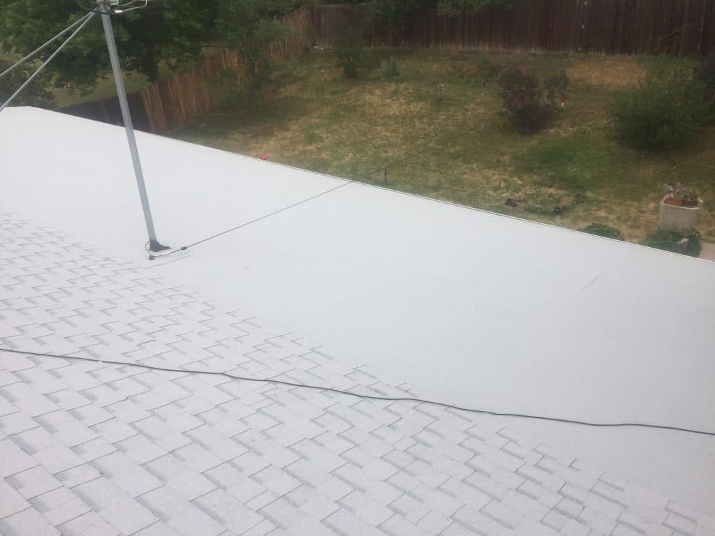 new house roof oakridge shasta white with sbs rubber membrane
