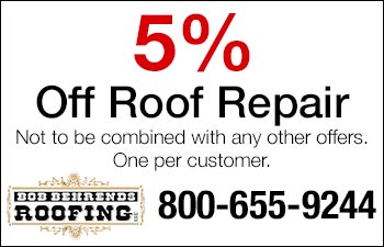 roof coupon for 5% off a roof repair
