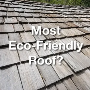 what's the most eco-friendly roof