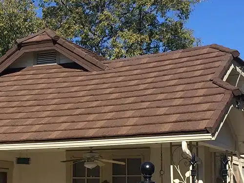 Decra's stone-coated steel roofing shake
