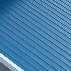 new ribbed sheet metal roof on barn in fort collins