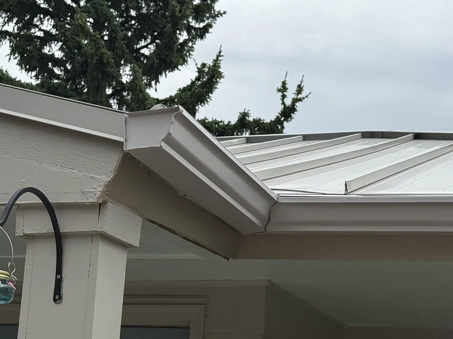 new seamless gutters installed