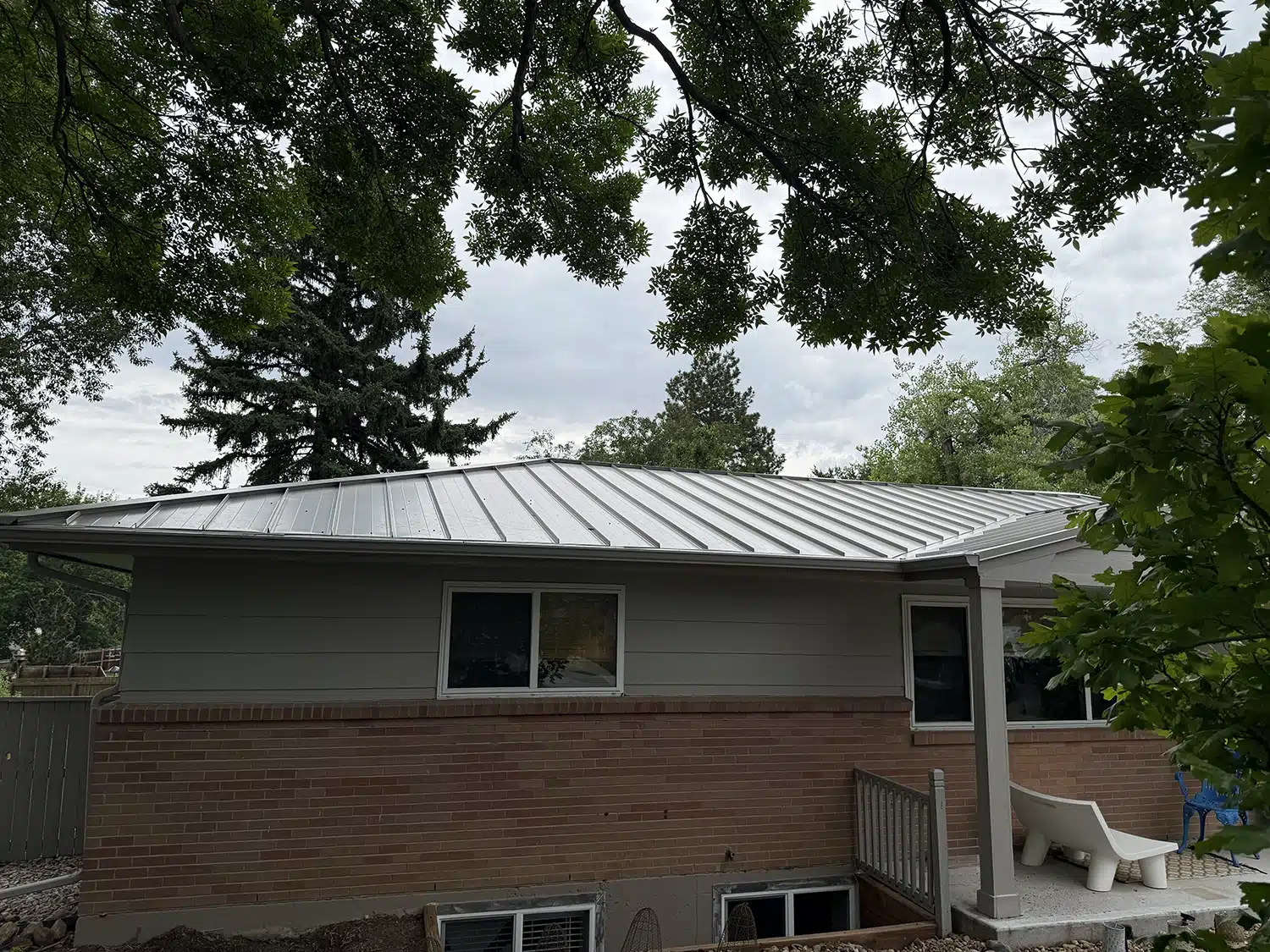 a new standing seam roof installed in fort collins colorado