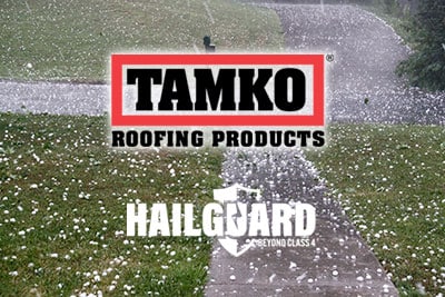 hail in yard tamko hailguard