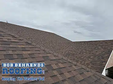 a newly installed owens corning duration storm asphalt shingle roof in Hudson, Colorado